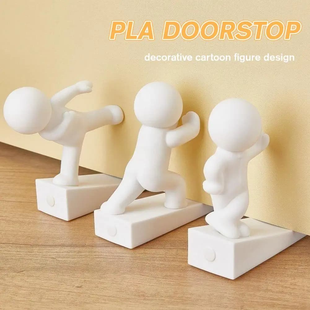 Fermaporta Decorativo a Forma di Personaggio dei Cartoni Animati, Antiscivolo, Senza Foratura, per Casa e Camera da Letto 2026