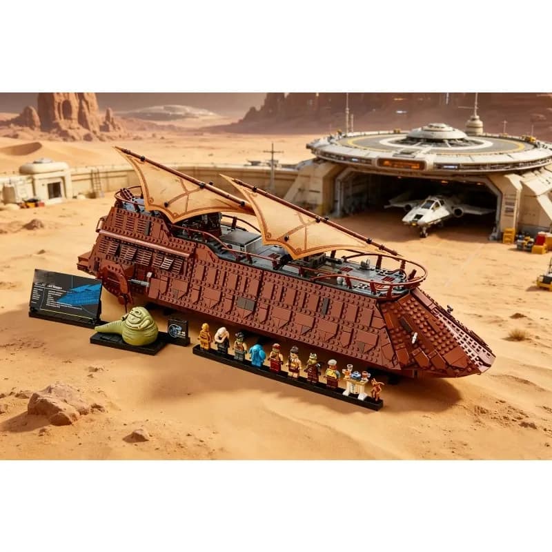 NEW 3942-piece Jabba Sailboat Assembly Model , Birthday Gift for Adults and Children, Compatible with LEGO