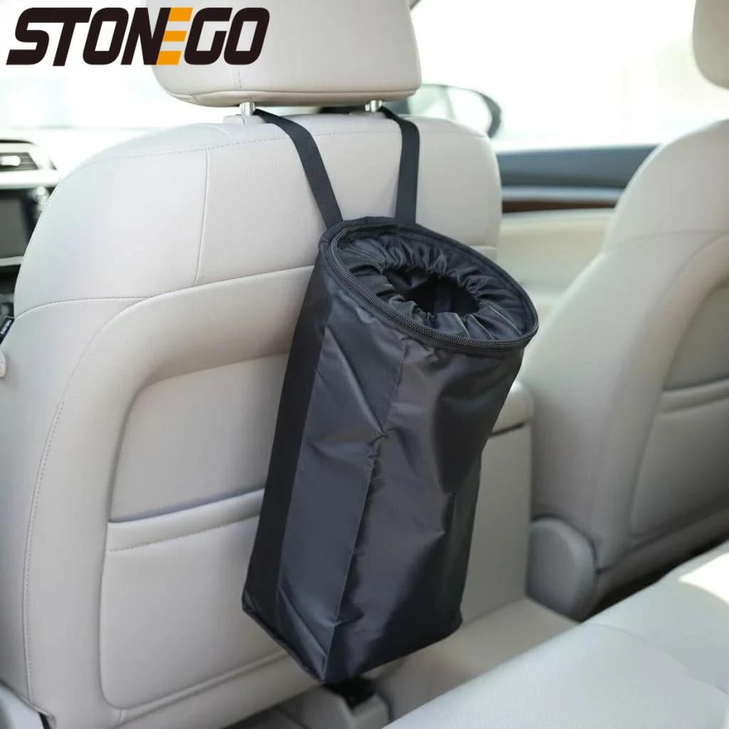 Sacchetto Impermeabile per Rifiuti Auto 38x18x12cm, Contenitore per Spazzatura, Organizzatore per Veicoli, Accessorio Essenziale per Interni Auto