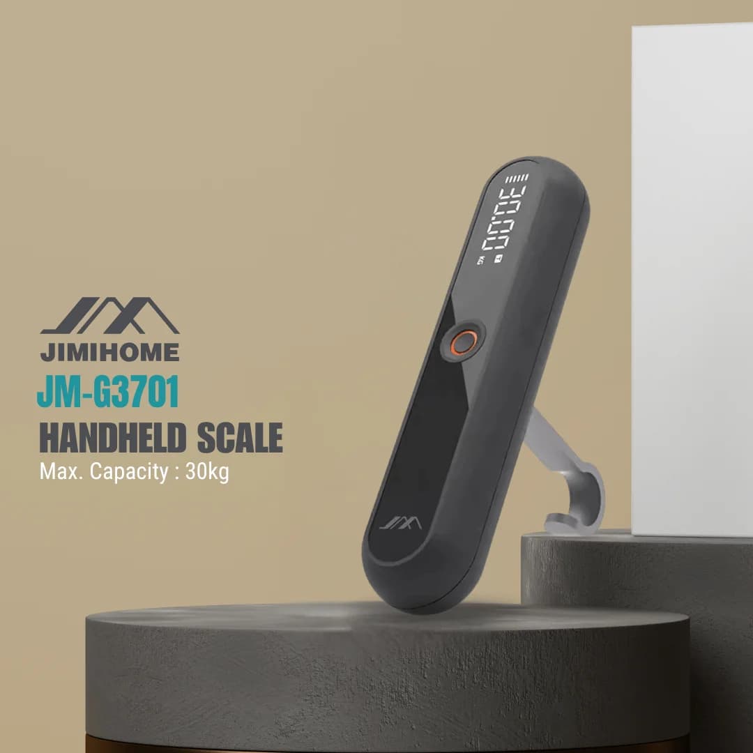 JIMIHOME Mini bilancia sospesa portatile 0,01-30 kg Bilancia da viaggio portatile Bilancia per bagagli Misurazione digitale