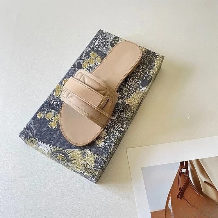 Nuovi Sandali Estivi 2026 da Donna con Cinturino in Velcro, Pieghevoli, Piatti, a Punta Aperta, Scarpe da Spiaggia Casual per Uso Quotidiano