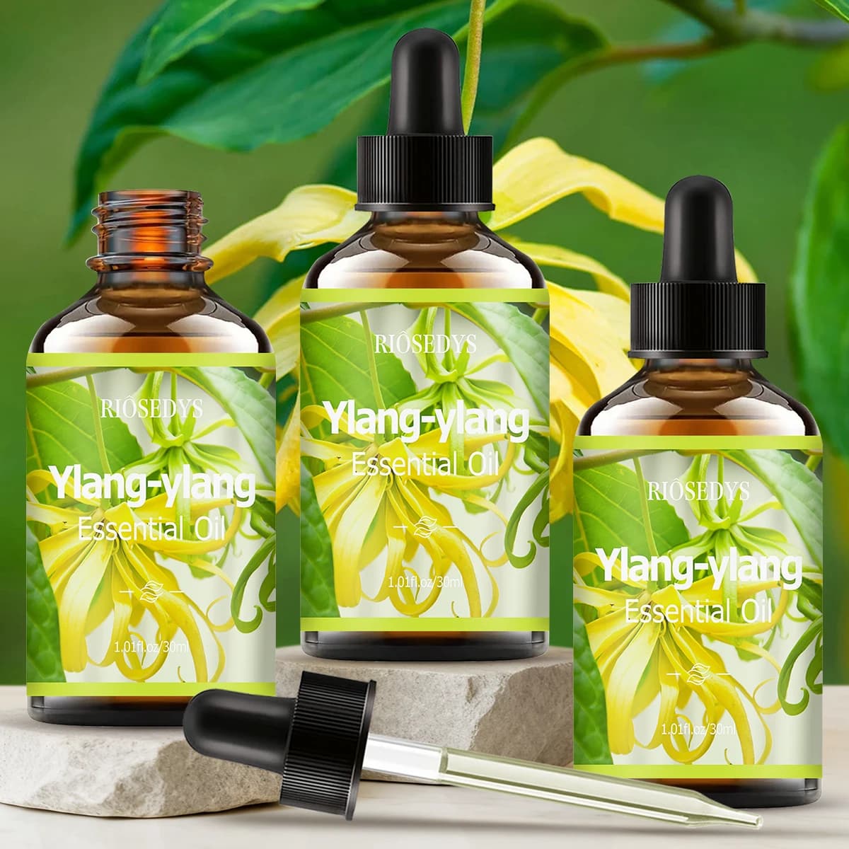 Olio essenziale di YLANG YLANG, fragranza naturale, adatto per trattamenti di massaggio corporeo, cura dei capelli e diffusori.