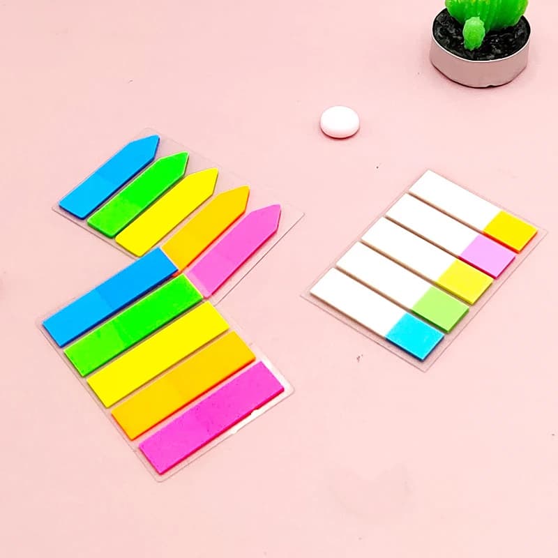 1-3-15 pezzi Simpatiche note adesive Materiale scolastico per ufficio Scratch Cancelleria Arcobaleno Memo Pad Indice Blocco note Sketchbook Planner