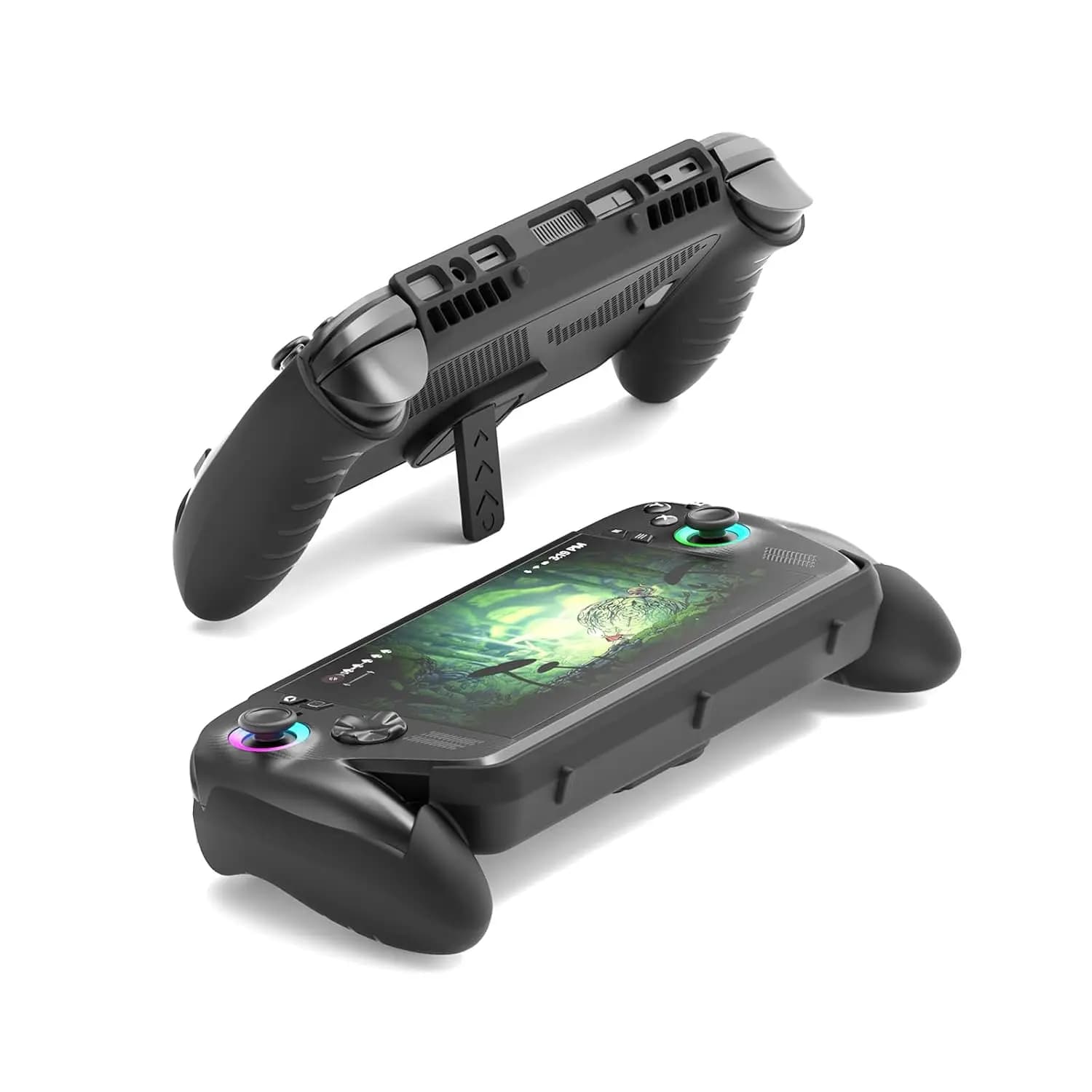 Custodia protettiva per ASUS Rog Xbox Ally X e Rog Xbox Ally 2025, cover in TPU con cavalletto per accessori da gioco Rog Xbox Ally