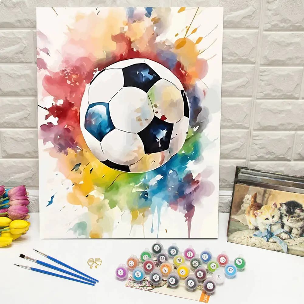 Disney Coloring With Numbers Trilli Painted On Canvas Lotus Painting Digital Oil Frog Acrylic Cartoon Decorations For Home Gift Handmade