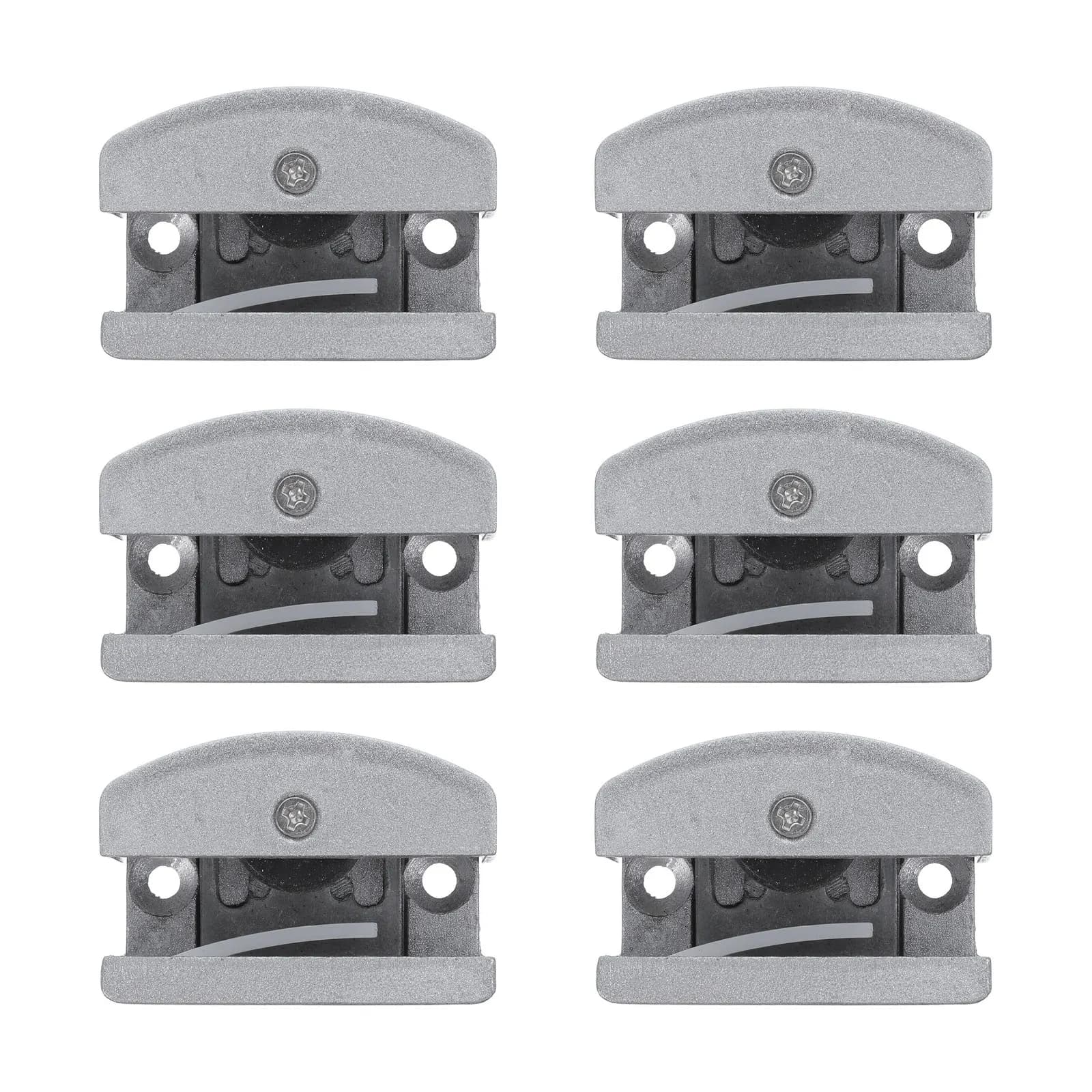 Shower Door Guide Stopper 6Pcs Frameless Sliding Glass Bottom Track Replacement Hardware for Shower Enclosure