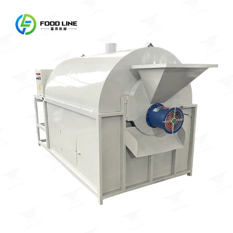 Custom Single Cylinder Tumble Baking Machine Stainless Drum for Coffee Cocoa Bean Wholesale Purchase Fast Ship