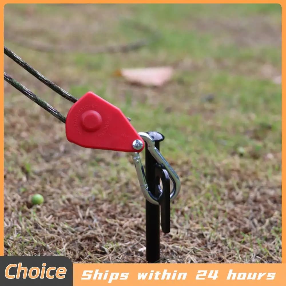 Hook for Corda Resistant, Curtain Adjustable, Anti-wind coat hanger for Camping and Blinds