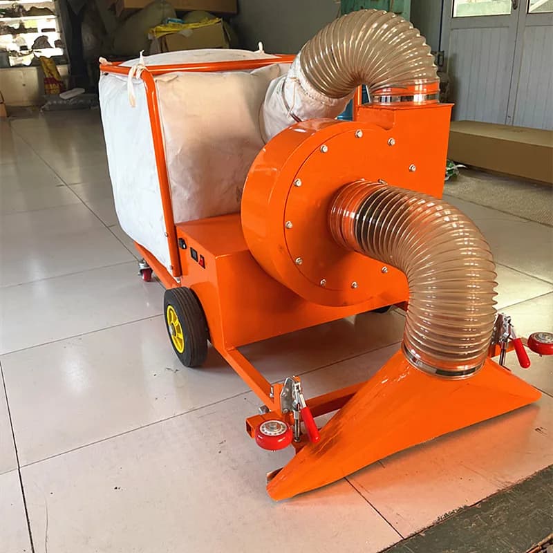 High Efficiency Small Cart Vacuum Cleaner Industrial Factory Dust Collection Heavy Duty Maneuverable Woodworking Machinery