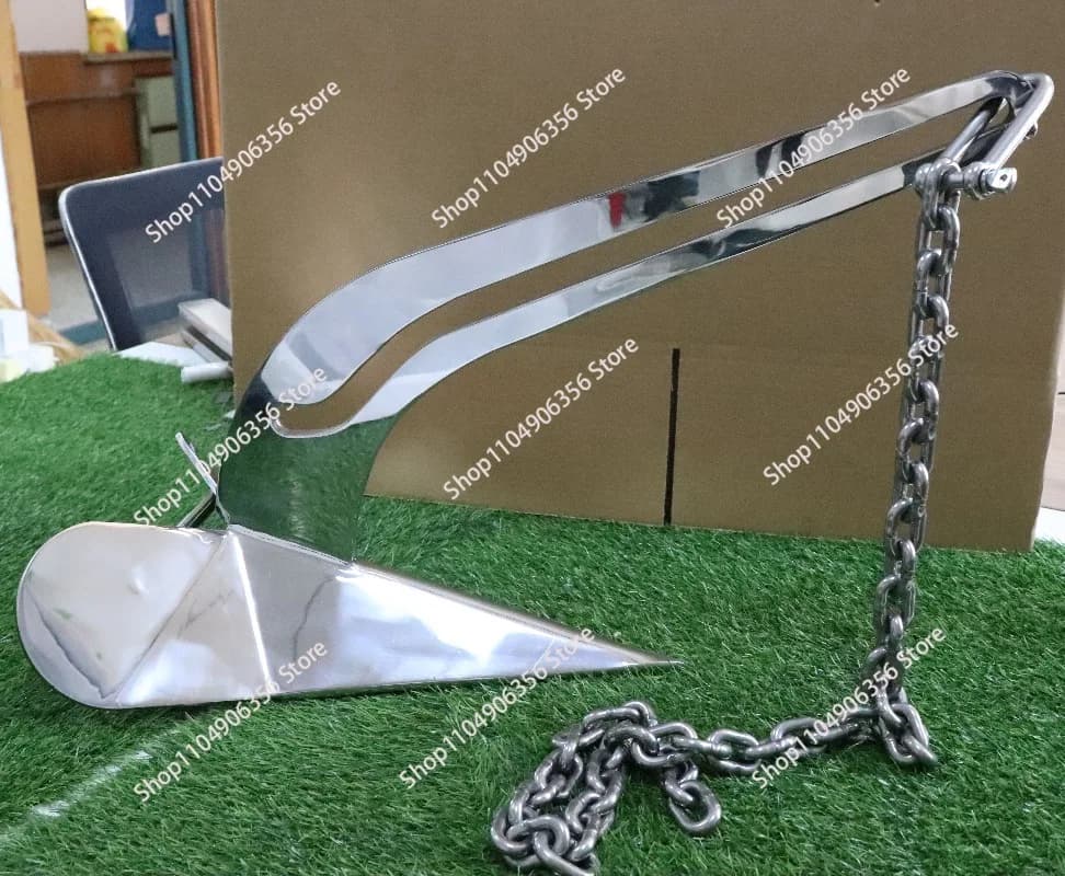 New Stainless Steel Triangle Anchor Boat Anchor Marine Supplies Marine Hardware Boat Accessories