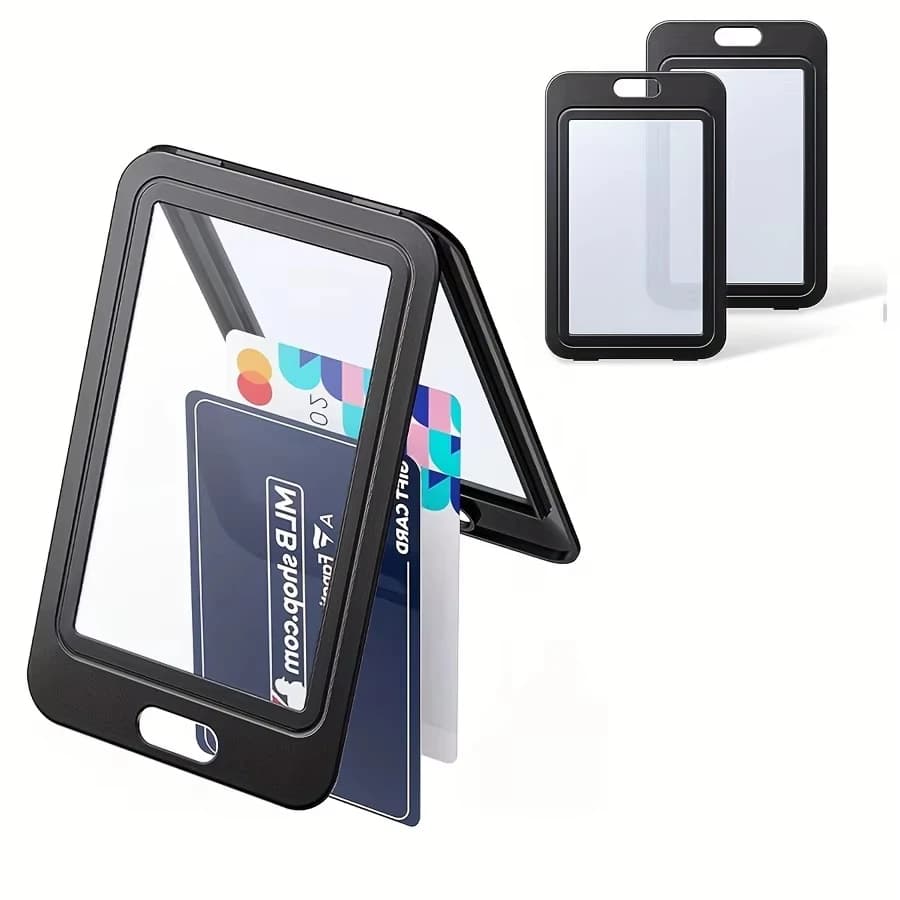 Double Side Transparent Plastic Badge Door for Employees and Office Personnel