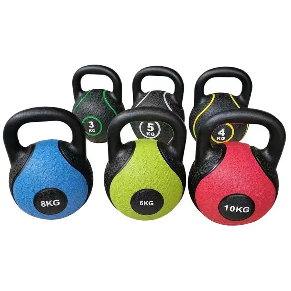 5kg Kettlebell with Rubber Coating and Sand Filling, Domestic Training Equipment, Also Available in 3kg, 4kg, 6kg