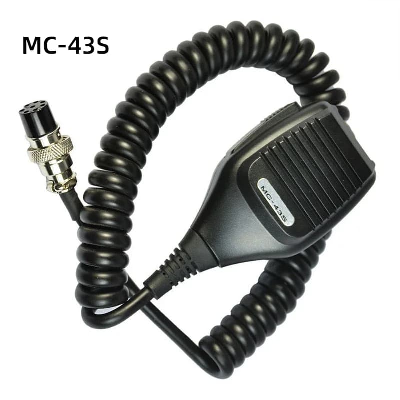MC43S Altoparlante a spalla portatile Microfono rotondo a 8 pin per Kenwood Radio Walkie Talkie TS-480HX TM-231 TS-990S TM241 431A 531A 631