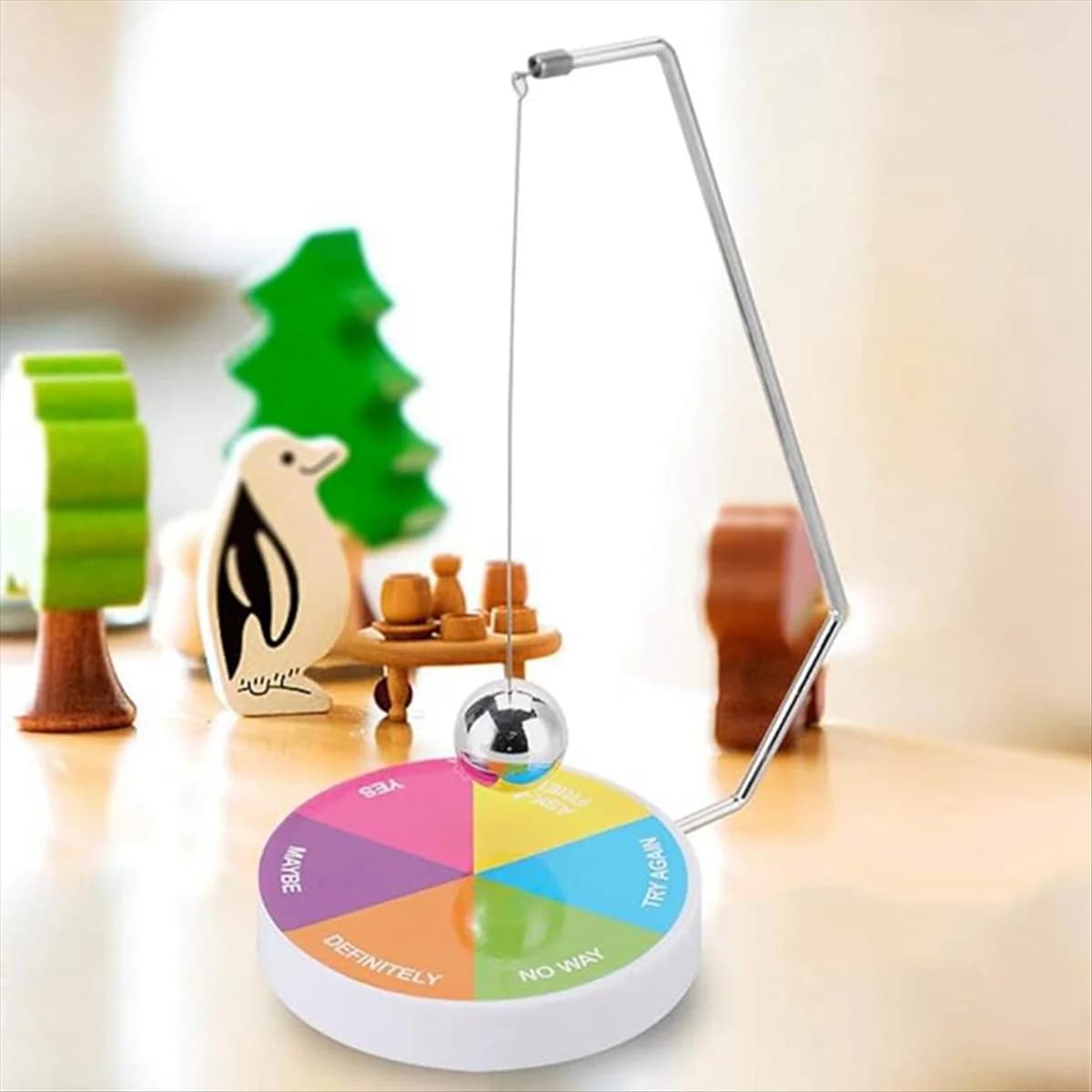 Decision Maker Pendolo Scrivania dinamica Giocattolo Regalo Decorazione Palla magnetica Pendolo oscillante Gioco CALDO