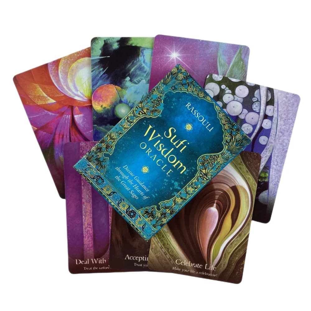 Sufi Wisdom Oracle Cards Divination Deck English Vision Edition Tarocchi Gioco da tavolo per la festa