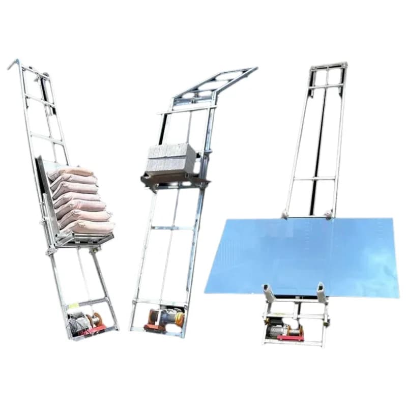 Solar Panel Lift Electric Small Lifting Hoist Crane Portable Glass Door Window Elevator Handling Transportation Equipment
