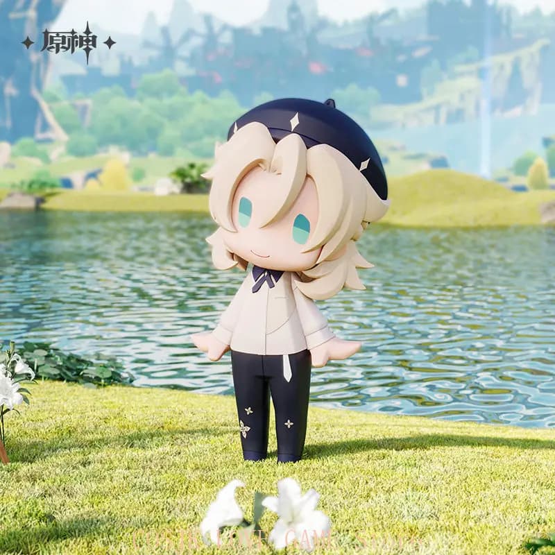 Prevendita miHoYo Ufficiale Genuino Genshin Impact HELLO GOOD SMILE Q Versione Figurina Modello Albedo Garage Kit Regalo di compleanno