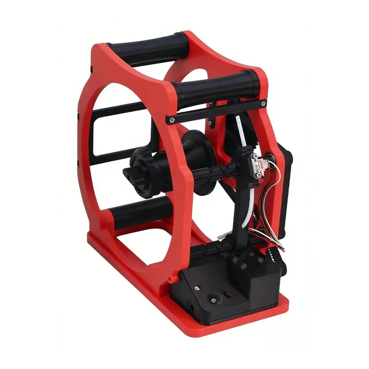 A10I Upgraded Motorized Filament Winder Automated Process Effortless and Versatile for 3D Printer EU PLUG Red + Black