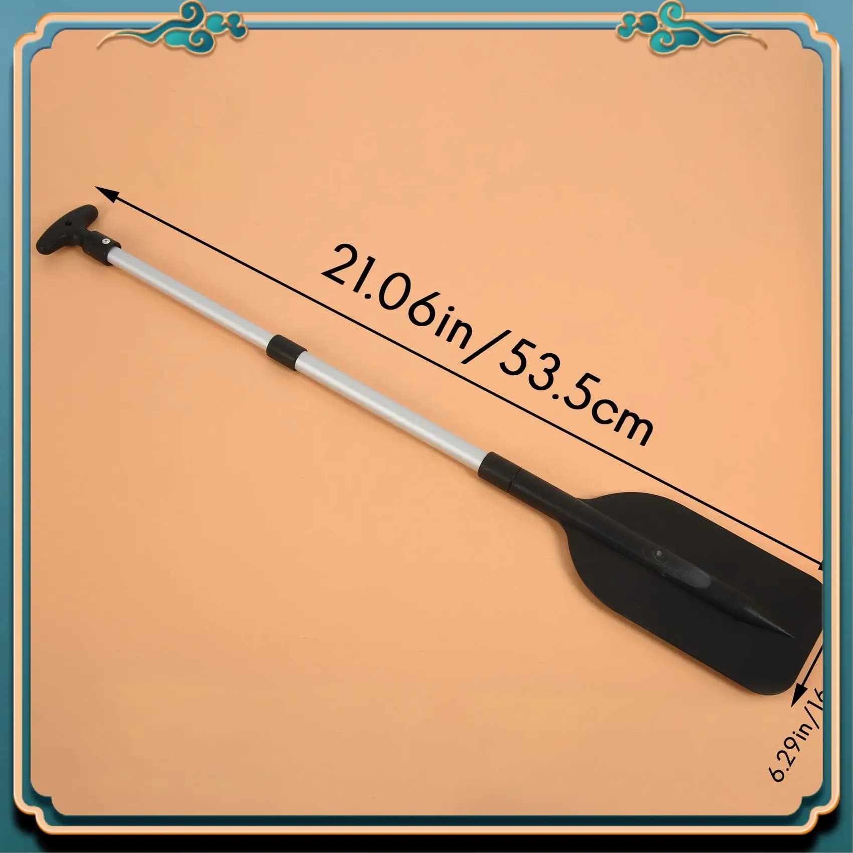 Ultime 2 pezzi pagaie telescopiche in plastica per barche remo pieghevole per kayak jet ski e canoa accessori per barche di sicurezza