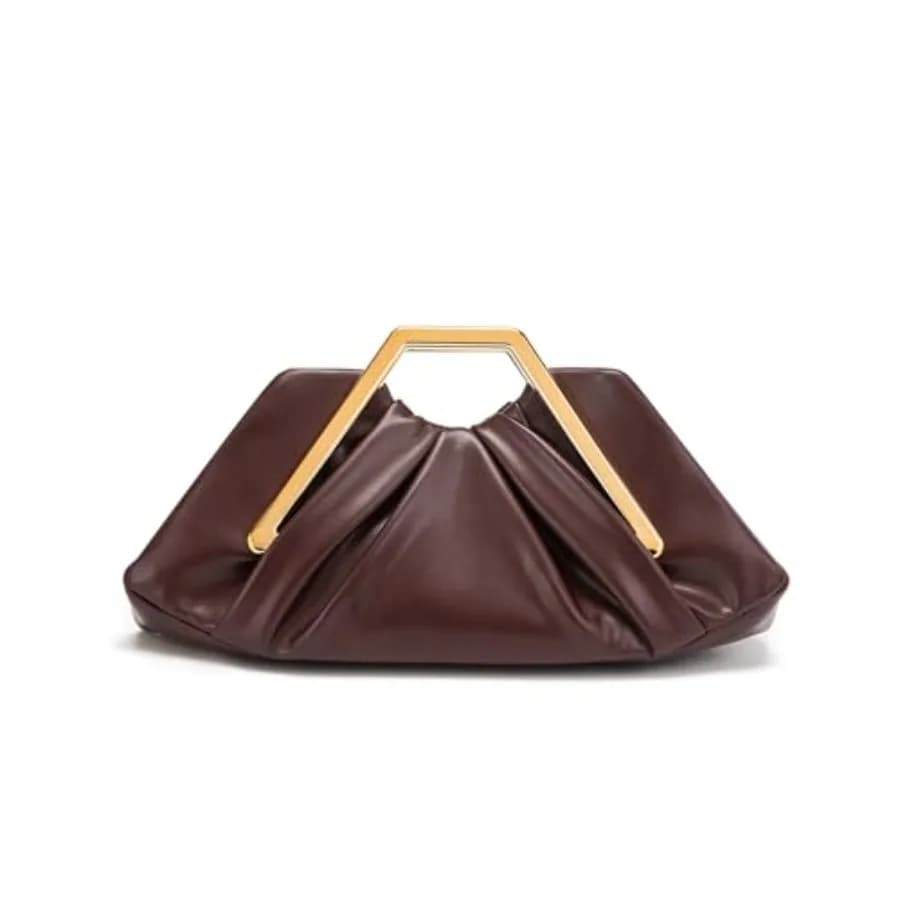 Borsa Clutch Elegante da Donna myfriday, Morbida Pochette a Sacchetto per Serate, Matrimoni, Balli di Fine Anno ed Eventi Formali