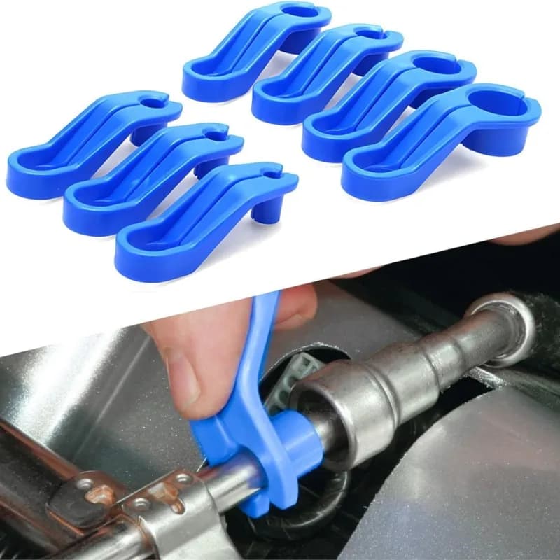 Set di 7/16 Pezzi per Rimozione Rapida di Tubi Carburante e Olio, Attrezzi Angolati per Scollegamento Linee Auto e Aria Condizionata