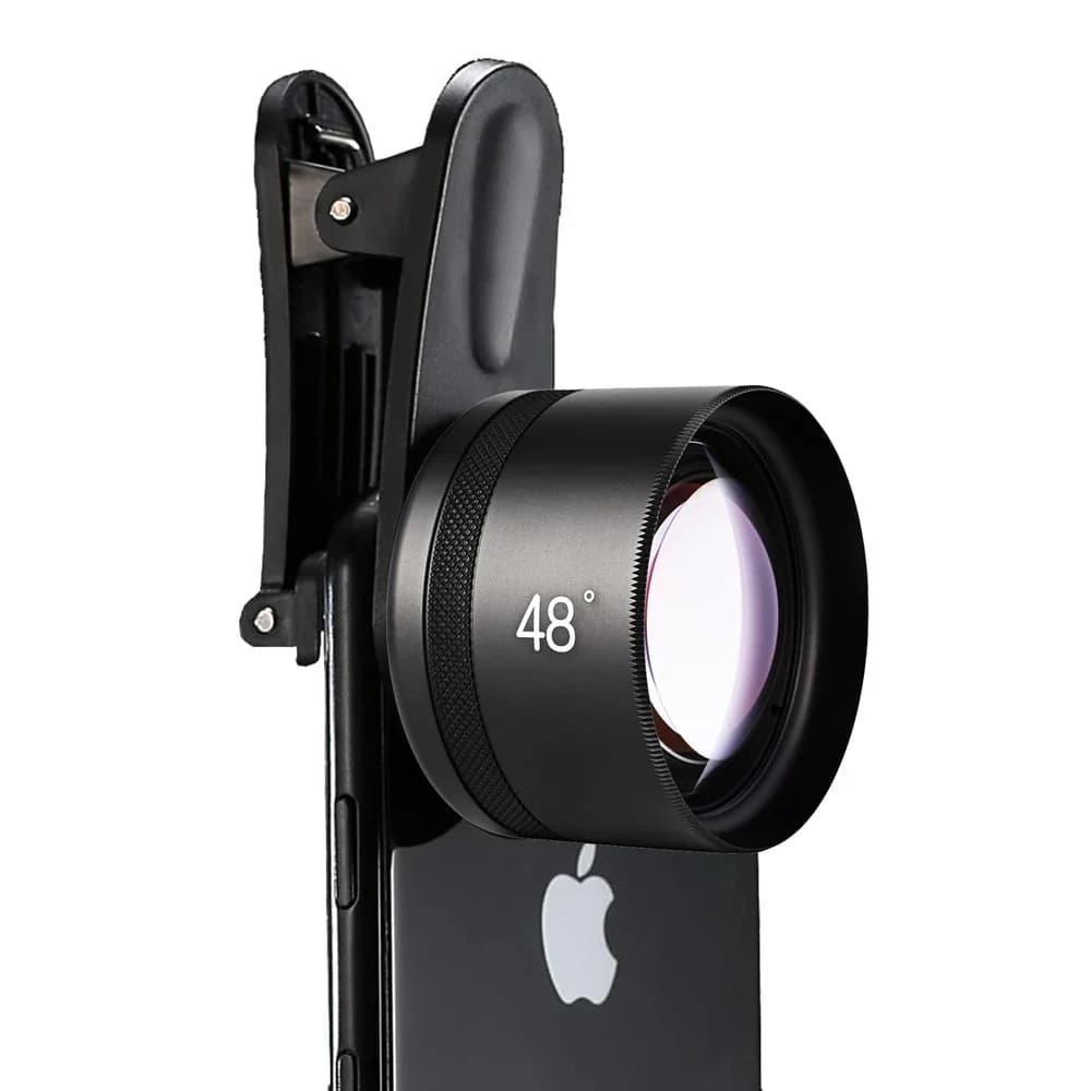 Obiettivo Telefoto Kase 3X III per iPhone 15 14 13 12 11 8 7 X XR Samsung Android, Attacco Filettato 17mm Corpo in Metallo