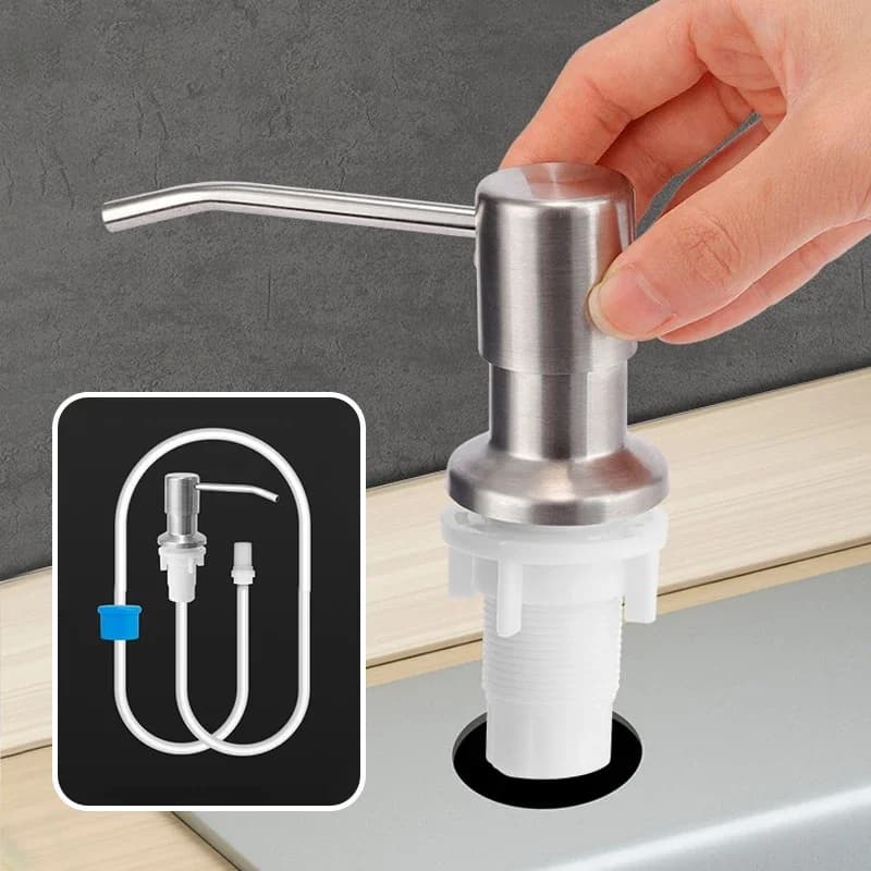 Kit tubo di prolunga per dispenser di sapone per lavello della cucina, bagno, lozione, detersivo, pompa per lavaggio a mano, pompa per dispenser di sapone sotto il lavandino