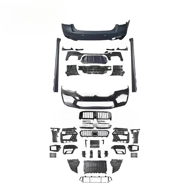 Modification Car Parts Conversion Kit M5 Upgrade Kit Front Lip Diffuser 2018 for G38 G30 F90 Body Kit