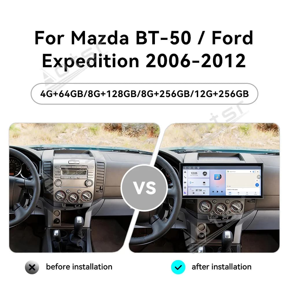 For MAZDA BT50 Ford Expedition 2006-2012 Android 15 15.8'' Car Radio Car Multimedia Video Player GPS Navigation Carplay Unit DSP