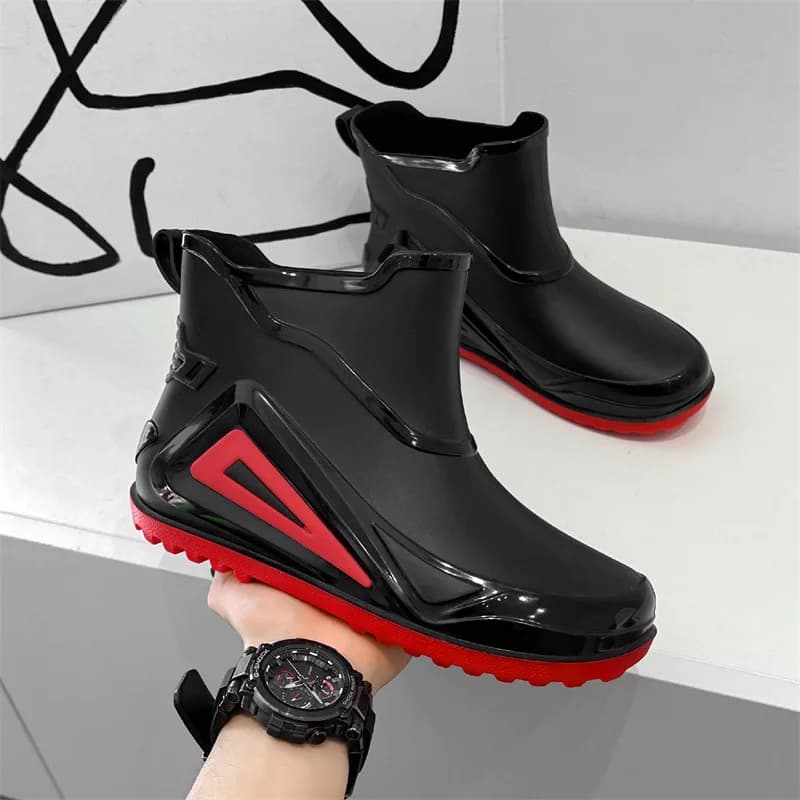 Scarpe da pesca Uomo 2025 Nuove scarpe da trekking leggere antiscivolo per esterni Stivali da pioggia da pesca Shaxi Scarpe da pesca in gomma impermeabili durevoli