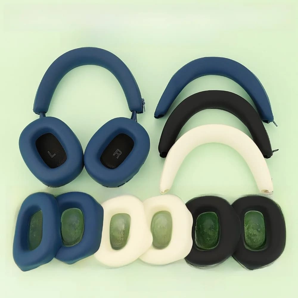 Custodia Protettiva per Cuffie B&W Px8, Copri Auricolari in Spugna e Silicone Morbido, Versione Aggiornata, Fascia Orizzontale Impermeabile