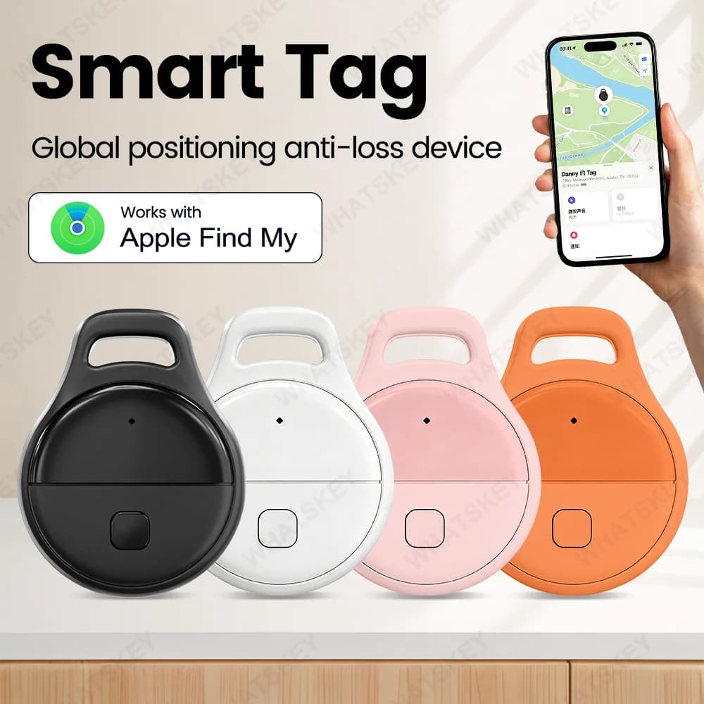 Localizzatore GPS Bluetooth Smart Tag, Trova Oggetti e Chiavi, Compatibile con Apple Find My (solo iOS)