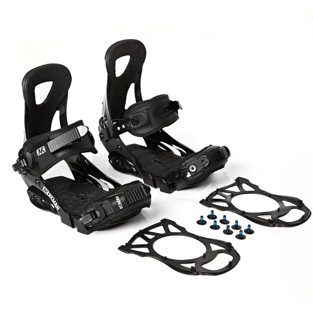 Nuove leganti per snowboard per adulti, legatura per snowboard in alluminio personalizzata regolabile per sport all'aria aperta invernali, attrezzatura da snowboard unisex