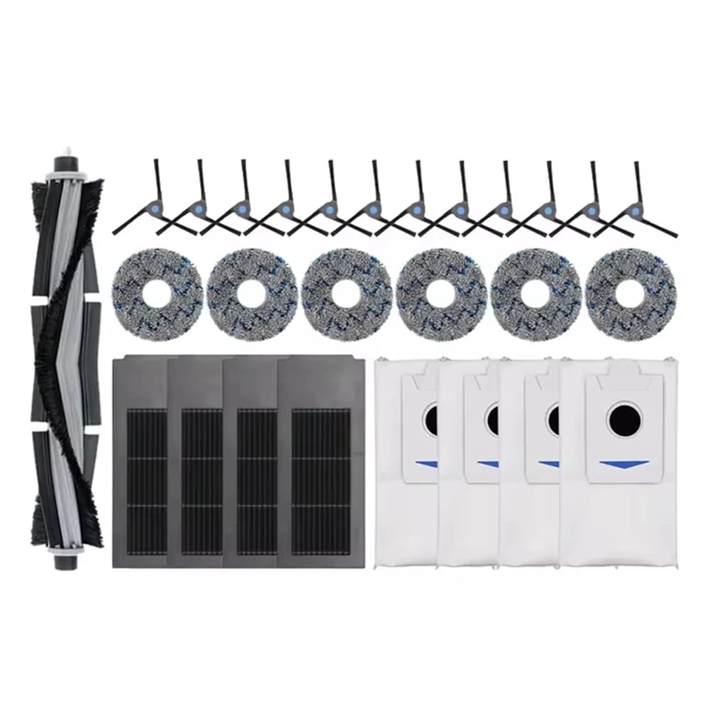 A98E-For Ecovacs Deebot X2 Omni/X2 Pro/X2 Robot Vacuum Accessories Roller Main Side Brush Filter Mop Cloth Dust Bag Parts