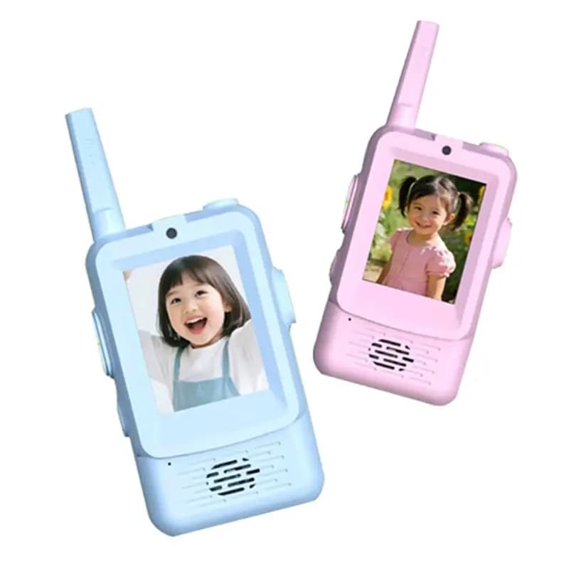 Walkie-talkie video per bambini, walkie-talkie video con fotocamera per giochi in famiglia, all'aperto
