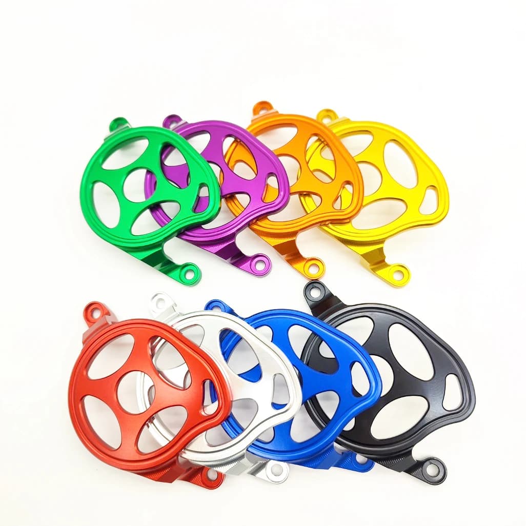 Anti-scratch CNC Aluminum Motor Protector Cover for Light Bee S/X electric cross bike, modified spare parts