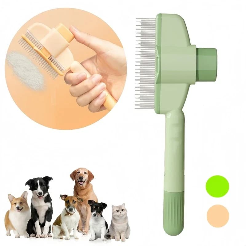 Cat Dog Hair Remover Brush Dog Hair Grooming Pet Accessories Comb for Long Hair Dog Remove Hair Cleaning Bath Brush Dog Supplies