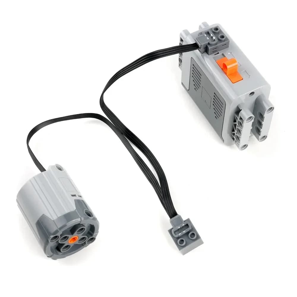 Kit di funzioni di alimentazione MOC con prolunga da 25 cm compatibile con il accessorio tecnico dei blocchi di costruzione della scatola batteria del motore LEGOeds