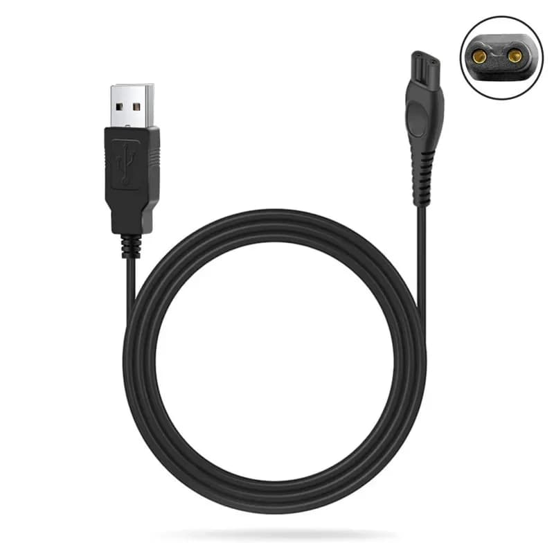 USB charging cable for Philips HQ8505 2300 7000 5000 3000 Series 3500 mg5750 mg7750 S1560 Electric shaver