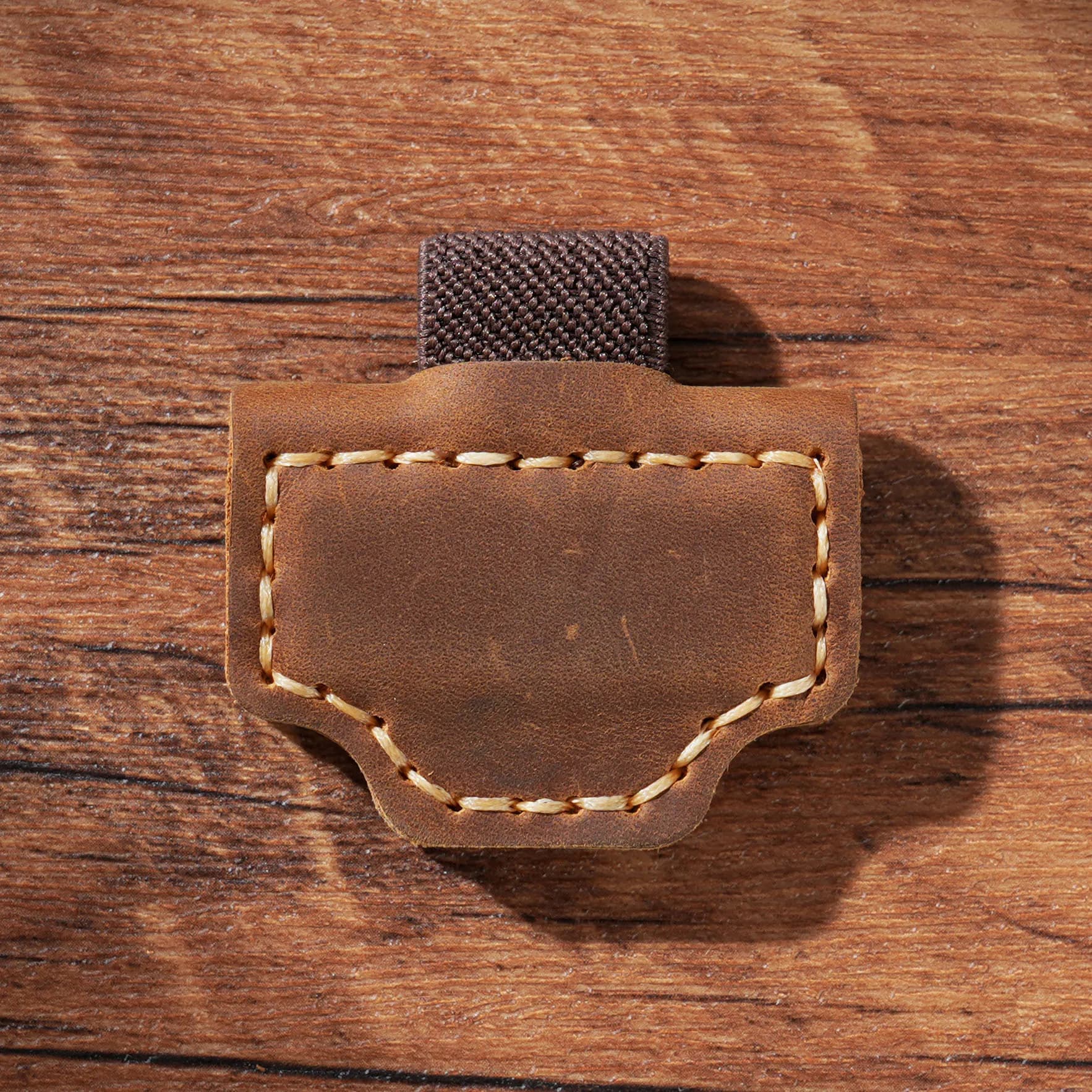 Vintage Handmade Leather Magnetic Bookmark Pen Clip Strong Magnetic Pen Holder Cap Clip Journal Notebook Stationery Accessories