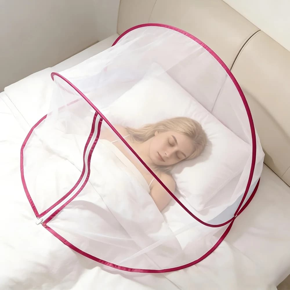 Mosquito Net, No Installation Required, Portable, with Mosquito Net Bedspread Hood, Portable Design,Suitable for Travel And Home