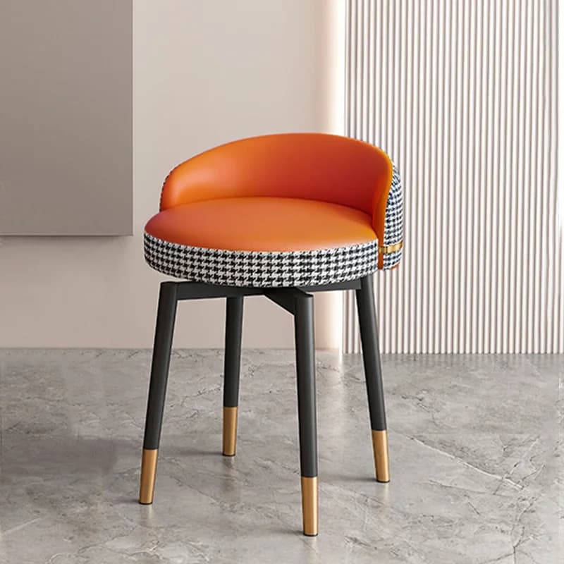 Sedie da pranzo nordiche con gambe dorate Mobili moderni in pelle Sedie da pranzo Lounge Sedie da tavolo da pranzo ergonomiche Sillas