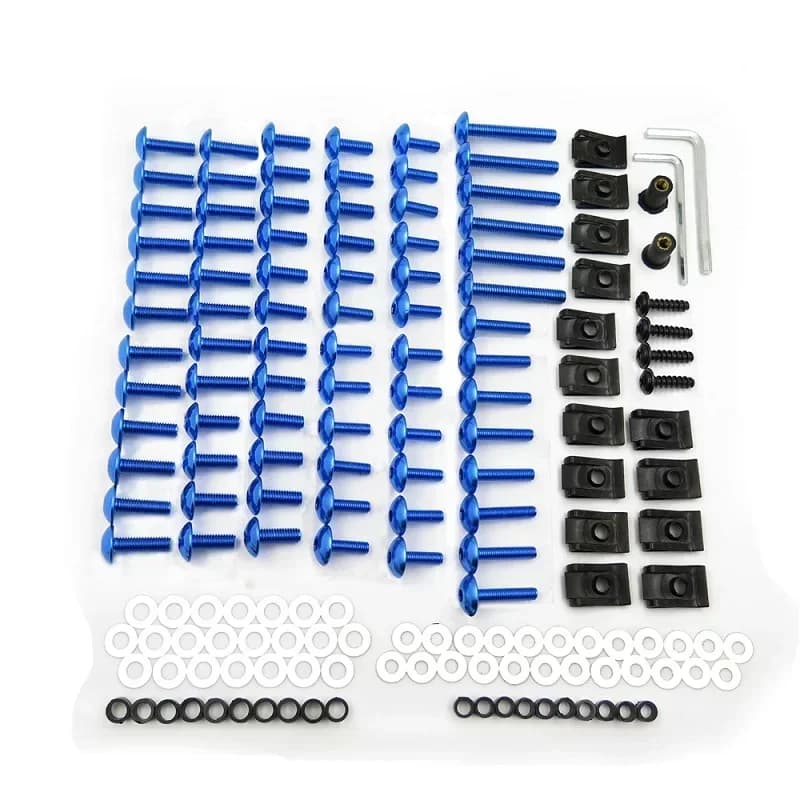 Parti del motociclo Spike Carenatura Parabrezza Bulloni Kit per Suzuki GSXR600/750/1000 Hayabusa Tutti i modelli tardivi Sportbikes giapponesi