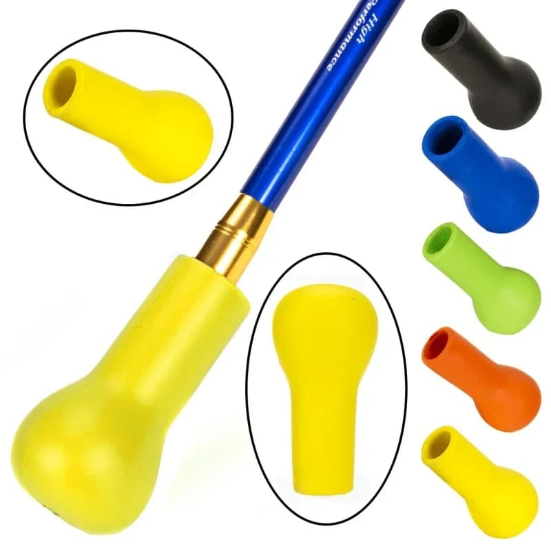 Supporto per canna da pesca in mare Materiale PU Staffa per canna da pesca per barca ammortizzante Copertura protettiva sferica Attrezzatura da pesca