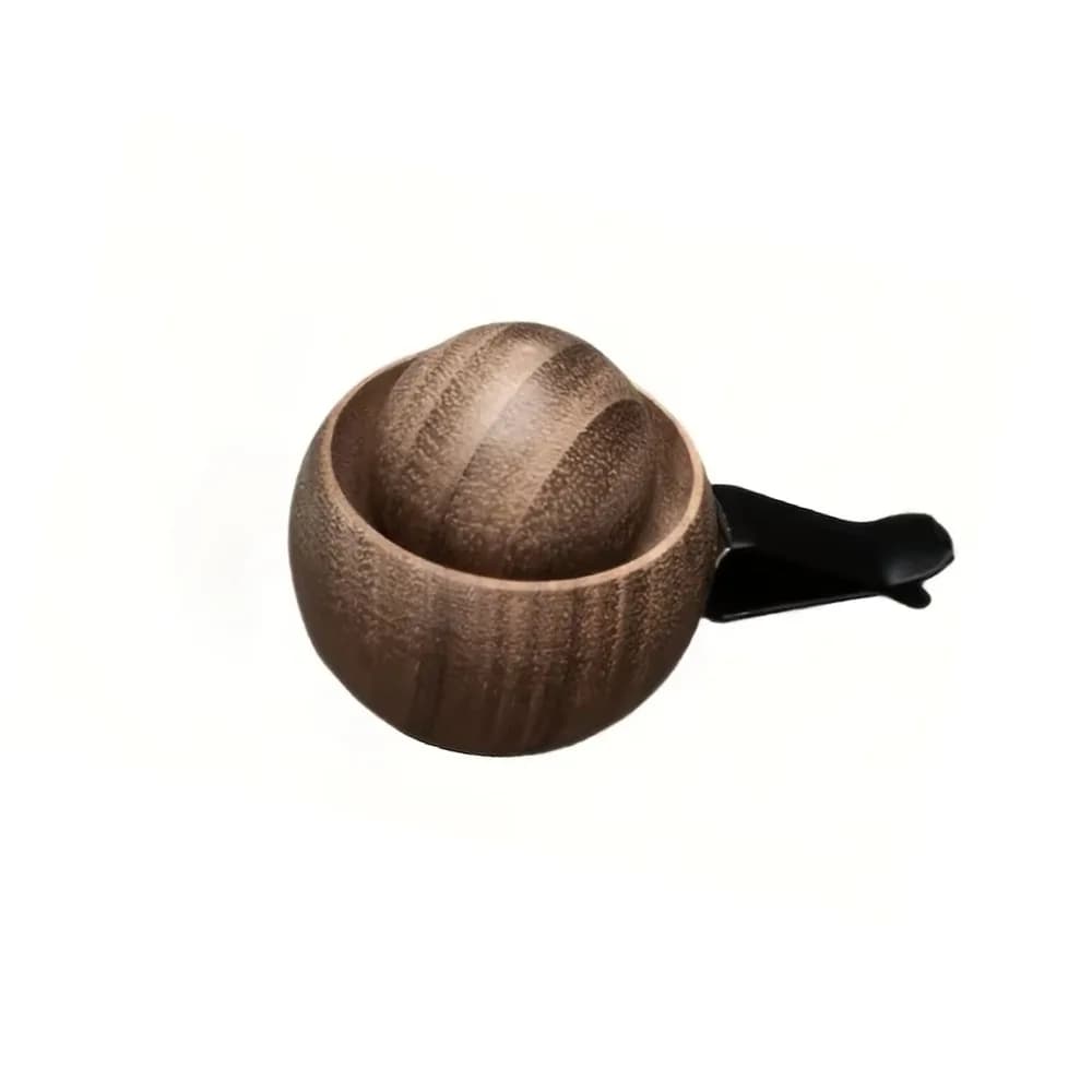 Spherical Car Essential Oil Diffuser Long-lasting Floral Clip-on Wooden Aroma Diffuser Slowly Volatile Natural Fragrance