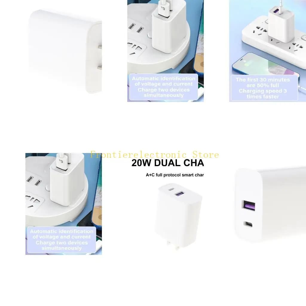 G8DB Travel Adapter with USB C,Travel Plug Adapter Worldwide with USB C and USB A,International Travel Adapter 20W for US