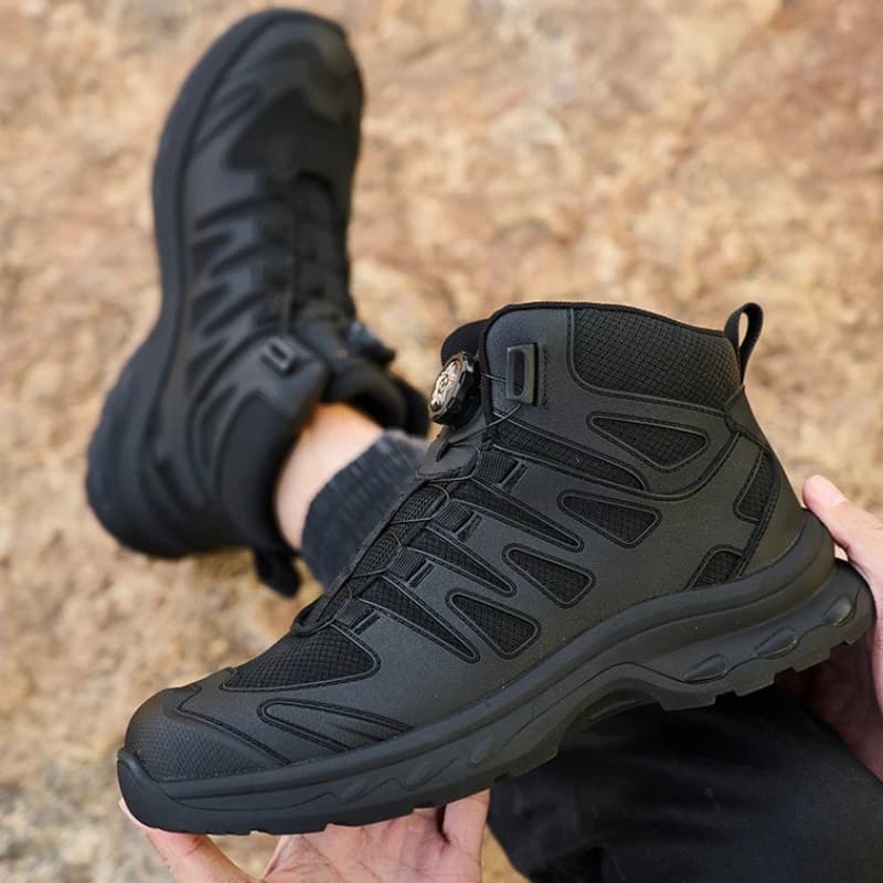Stivali da Lavoro per Uomo, Scarpe Antinfortunistiche Indistruttibili e Antiperforazione, Calzature di Sicurezza Nere