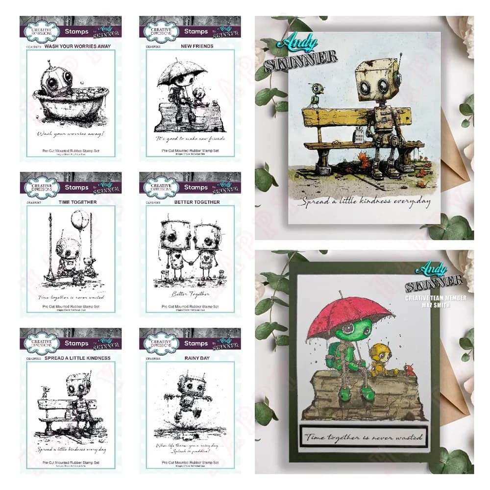 Timbro per scrapbooking nuovo 2024 Timbri in silicone per giornate di pioggia Decorazione di Ognissanti Modello di stencil per goffratura Biglietto di auguri fai da te fatto a mano