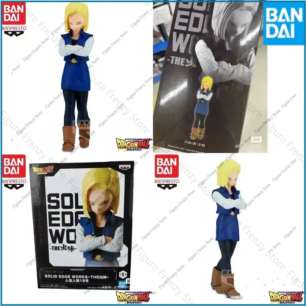Offerta Speciale Disponibile: Action Figure Originale Bandai Banpresto Dragon Ball Solid Edge Works Vol. 24 Android 18 per Mol Doll