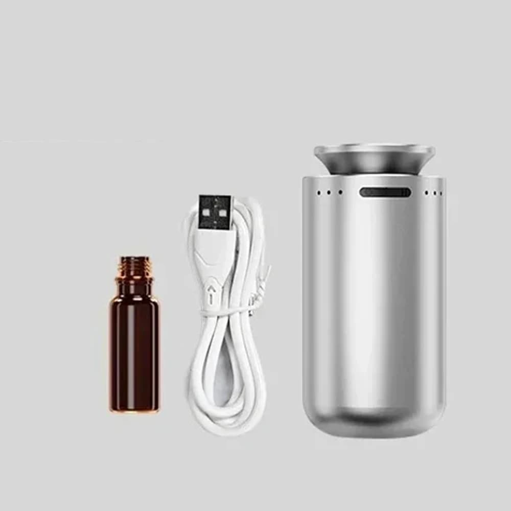 Electric Aroma Diffuser Portable Car, Intelligent Deodorant with Double Fragrance Spray for Home, Room, Office